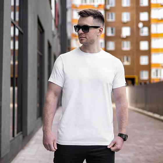 Мужская футболка белая Pobedov Peremoga Киев