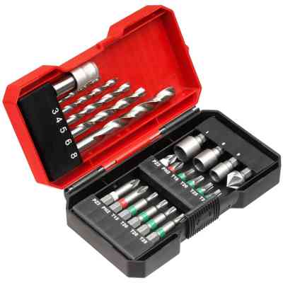 Набор сверл и бит Einhell KWB, 22 шт, кейс S-Box (108806) Винница