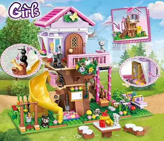 Конструктор для дівчаток Рожевий Дім 685 деталей Lego + 2 Мініфігурки. Харків