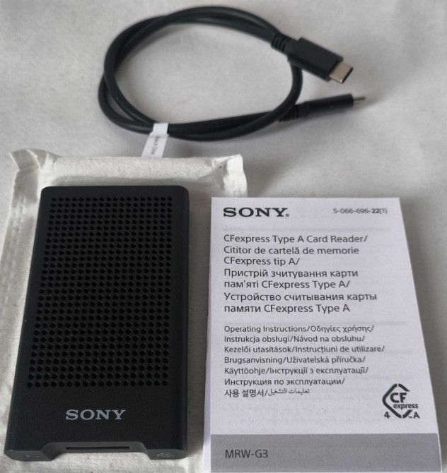 Картридер Sony MRW-G3 CFexpress Type A USB Type-C 40Gbps (MRWG3.CE7) Харьков - изображение 5