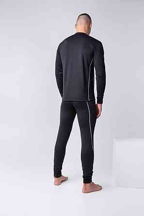 Комплект термобілизни чоловічий Columbia чорна флісова термобілизна зимова чоловіча термобілизна   WAR Львів