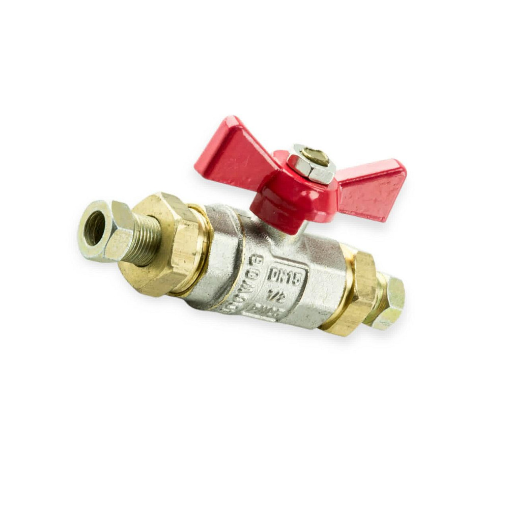 Кран запірний трубки (d-8 мм) Мукачево - фото 1