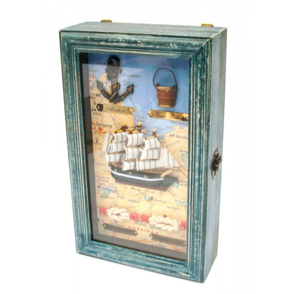 Ключниця дерев'яна настінна Київ - фото 1