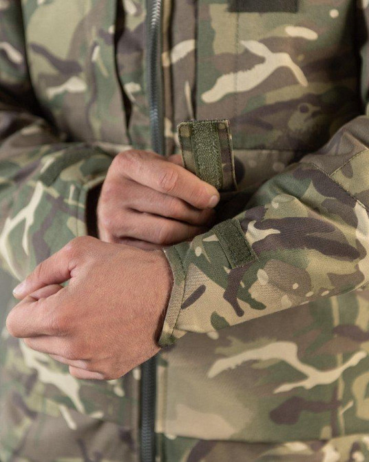 Чоловіча тактична куртка піксель військова зимова армійська куртка з капюшоном з підкладкою Omni-Heat Одеса - фото 8