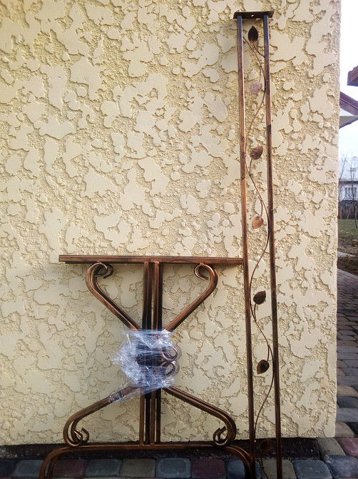 Лавка садова боковини ковані з листочками для лавки 2 шт V-003 Київ - фото 10