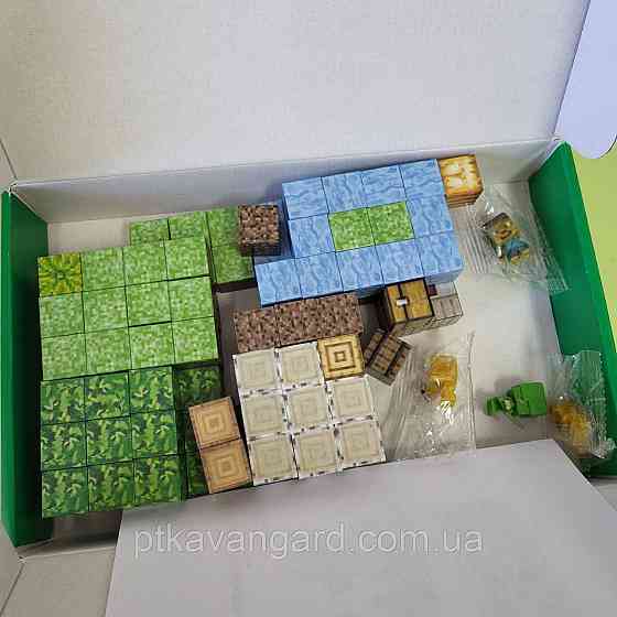 Конструктор магнітний Майнкрафт 111 магнітних блоков Dream World LZCK 069 Хмельницький