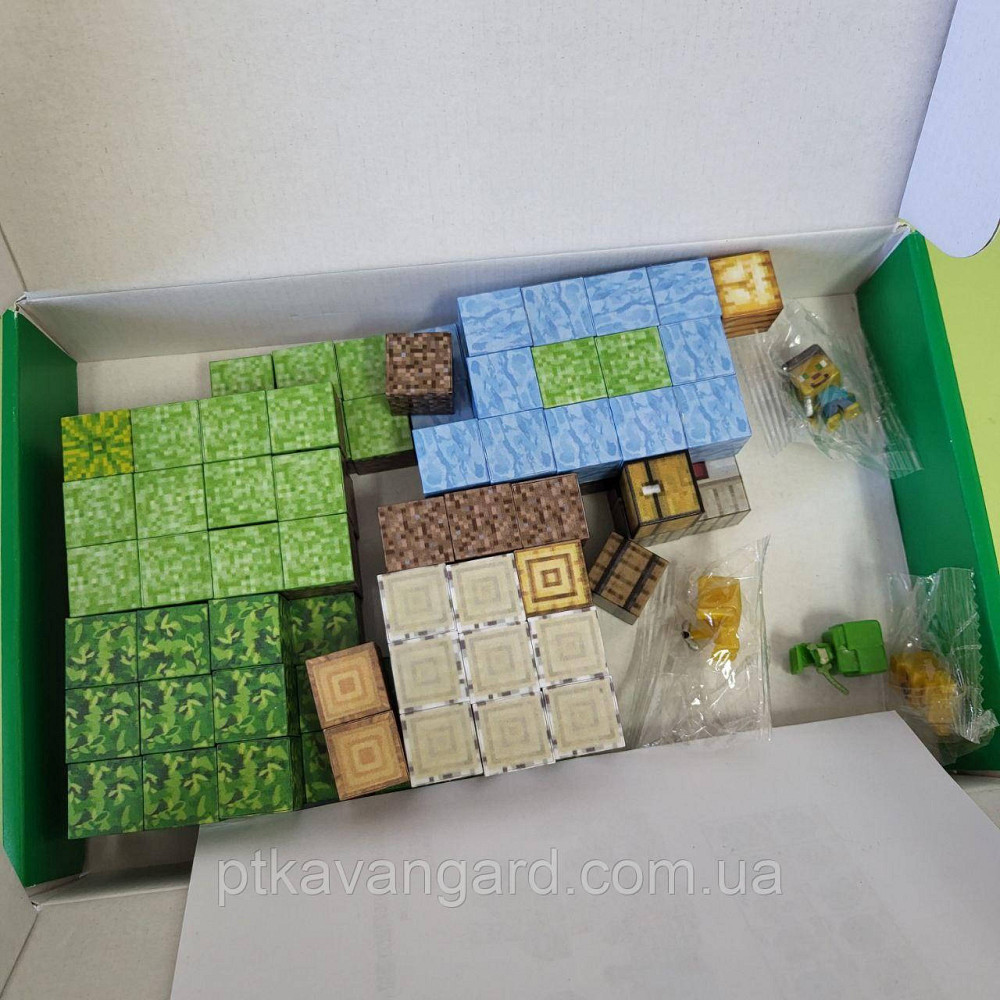 Конструктор магнітний Майнкрафт 111 магнітних блоков Dream World LZCK 069 Хмельницький - фото 6