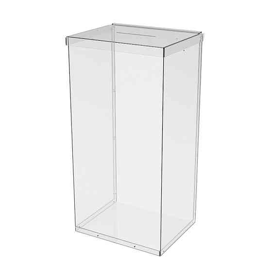 Ящик EKOSTAR без замка для пожертвований и сбора денег 250x200x500. Объем 25 литров Киев