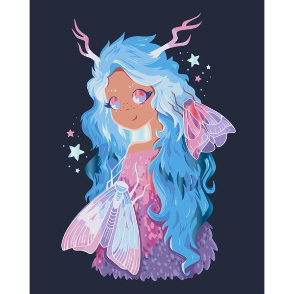 Картина по номерам ArtCraft Неоновая фея с металлизированными красками 40х50 см (16119-AC) Харьков - изображение 3