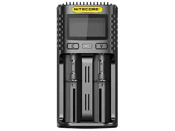 Універсальний зарядний пристрій Nitecore UMS2 для акумуляторів 2 каналу (Ni-Mh, Li-Ion, IMR, LiFePO4) Вінниця