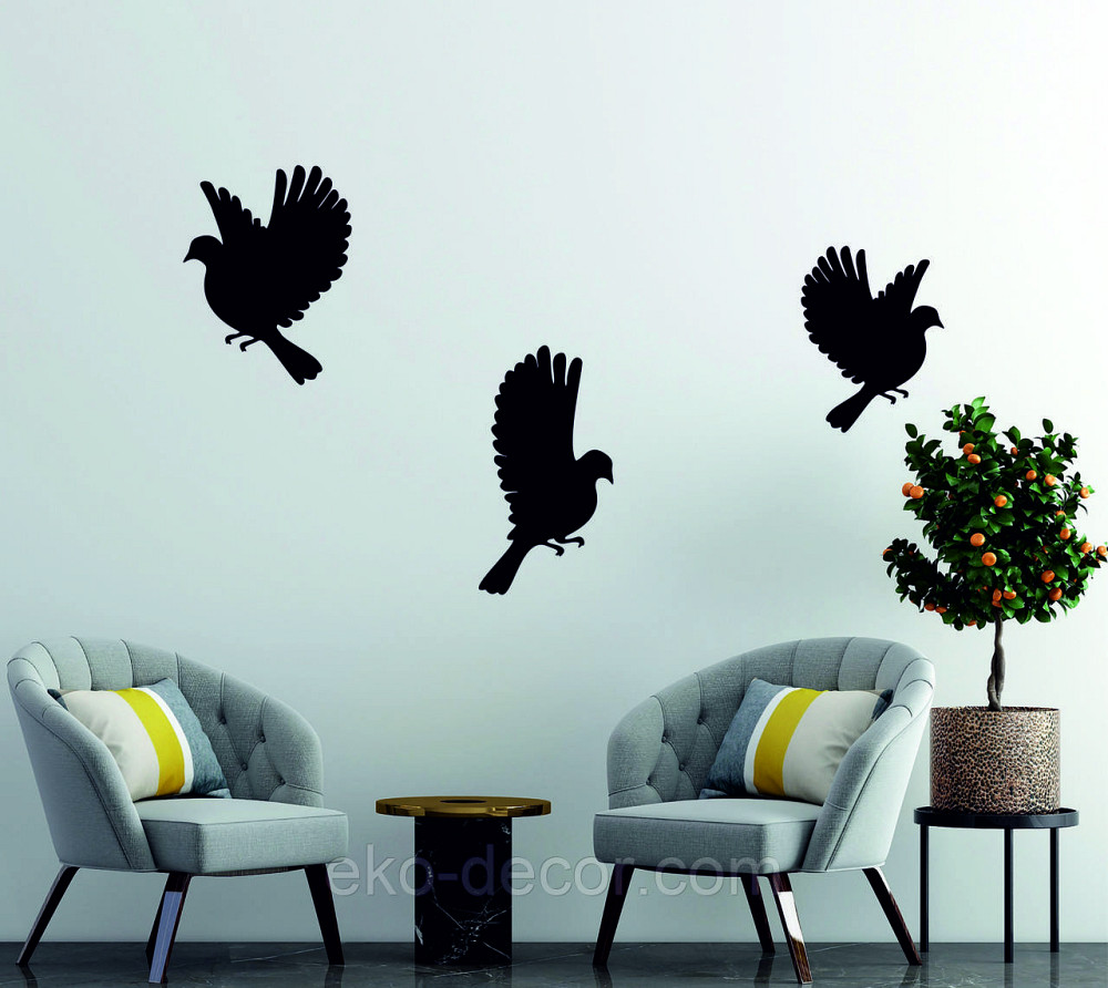 Декоративное настенное Панно «Птичка» Декор на стену(цена за 1шт) Киев - изображение 5