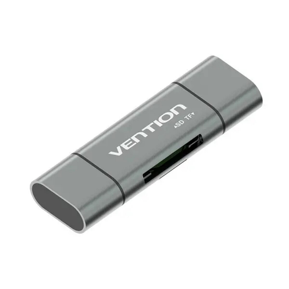 Картрідер Vention USB3.0 Multi-function Card Reader Gray Metal Type (CCHH0) Київ - фото 1