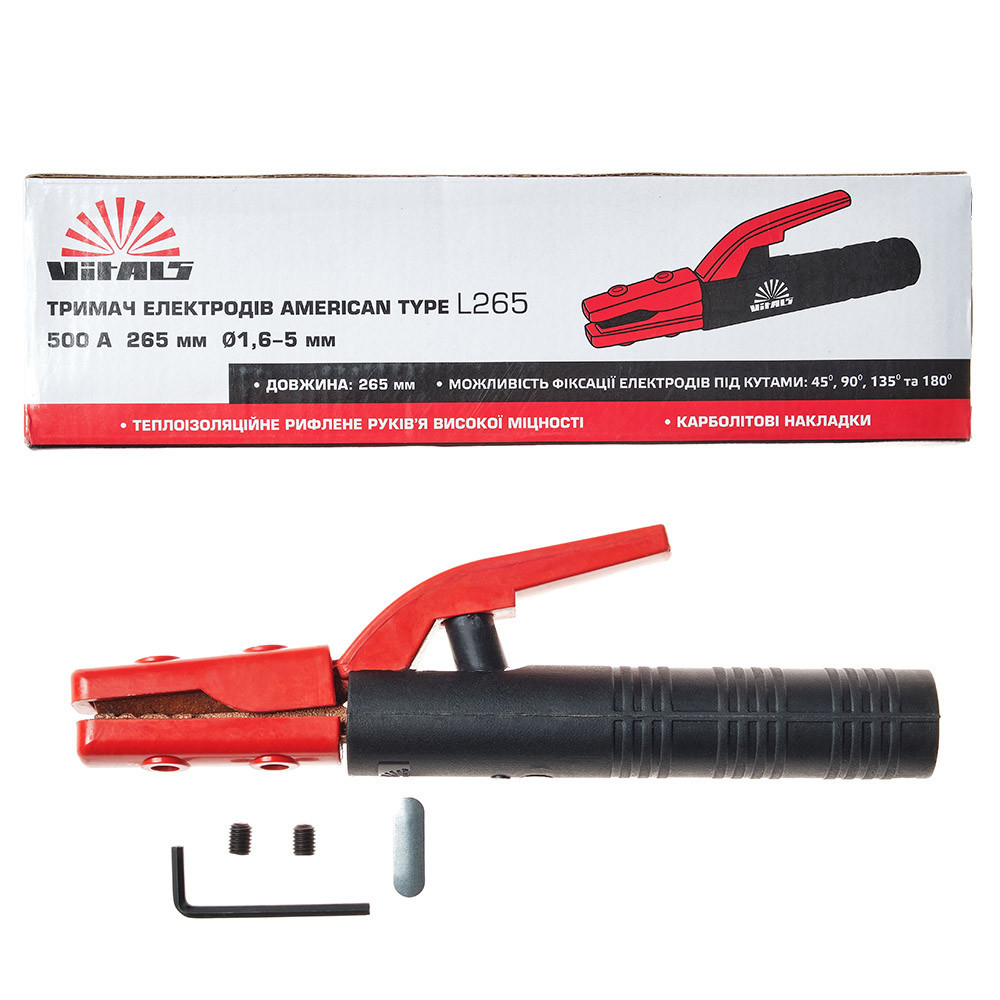 Держатель электродов Vitals American type L265 500A Харьков - изображение 4
