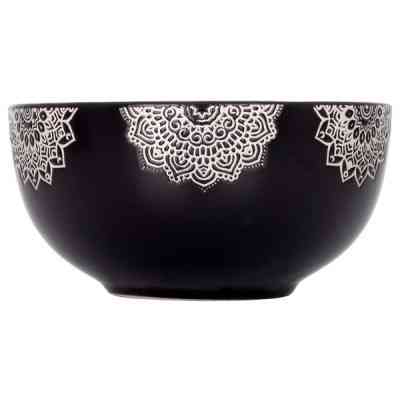 Салатник Limited Edition Kora 540 мл Чорний (JH1343-1) Вінниця