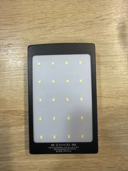 Солнечный Power Bank Solar 30000 mAh / Повербанк Solar 2xUSB с фонарком Коломыя - изображение 2