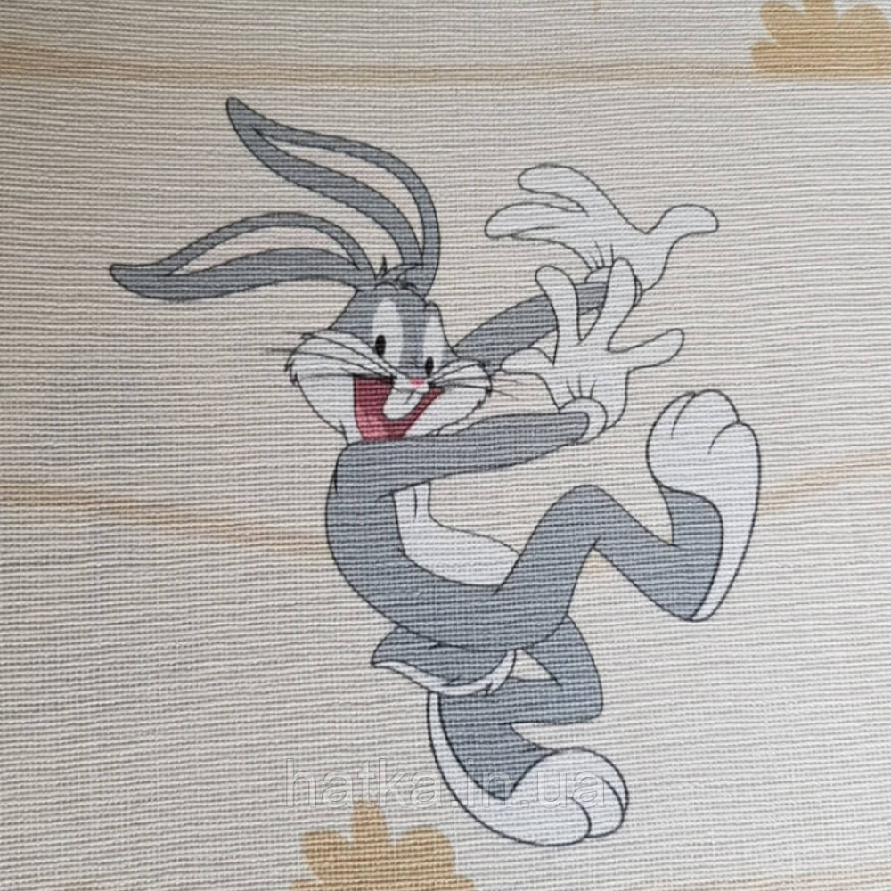 Шпалери вінілові на флізеліні AdaWall Ada Kids метрові дитячі герої мультфільму Луні тюнз кролик Багз Банні Київ - фото 4