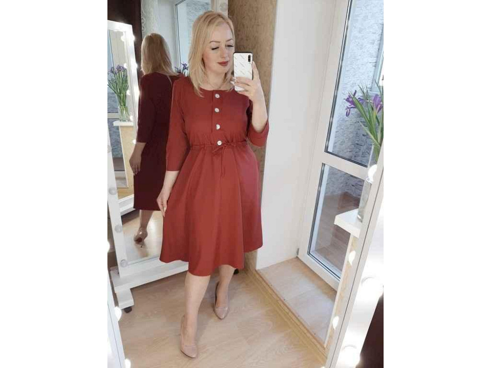 Платье арт.2084 кирпич р.50 ТМ Mio Karo Киев - изображение 1