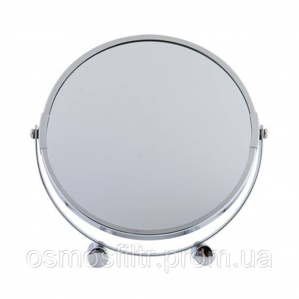 Зеркало косметическое настольное AXENTIA 3:1 хром O 17 см (282800) Киев - изображение 3