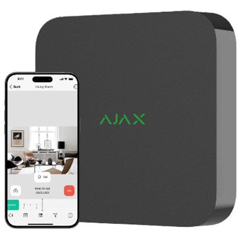 Відеореєстратор Ajax NVR (8ch) black ( 12547 ) Харків - фото 1