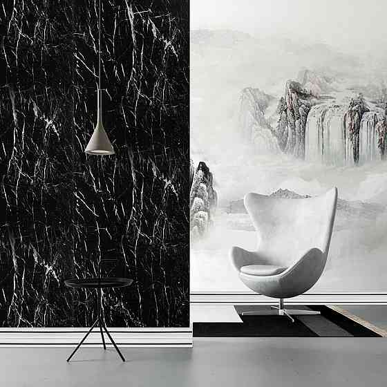 Плінтус РР самоклеючий 2300х140х4мм Білий з чорною смужкою (D) SW-00001810 Дніпро