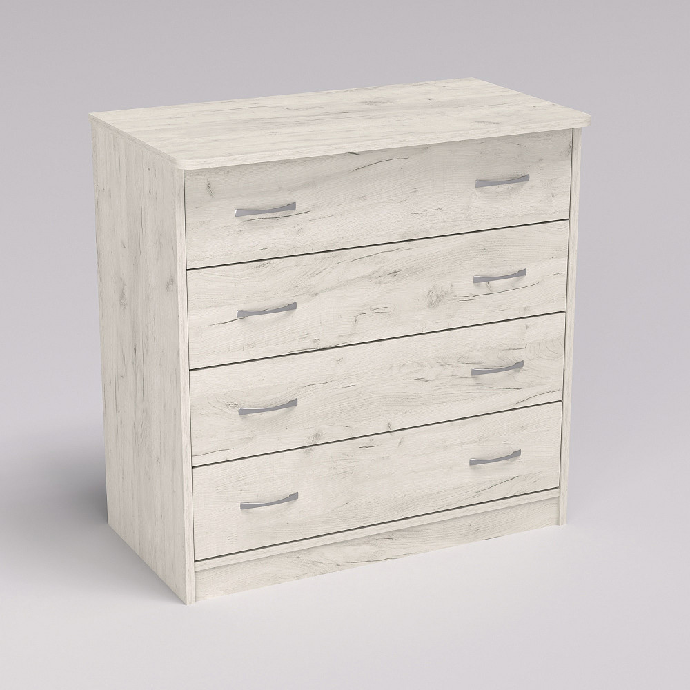 Комод Діана №1, Дуб Крафт Білий, 800/440/800 Львів - фото 2