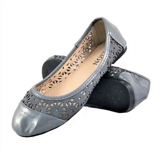 .Жінні Літні Балетки Сірі Мокасини Туфлі (розміри: 37,38) — 06-3 Дніпро