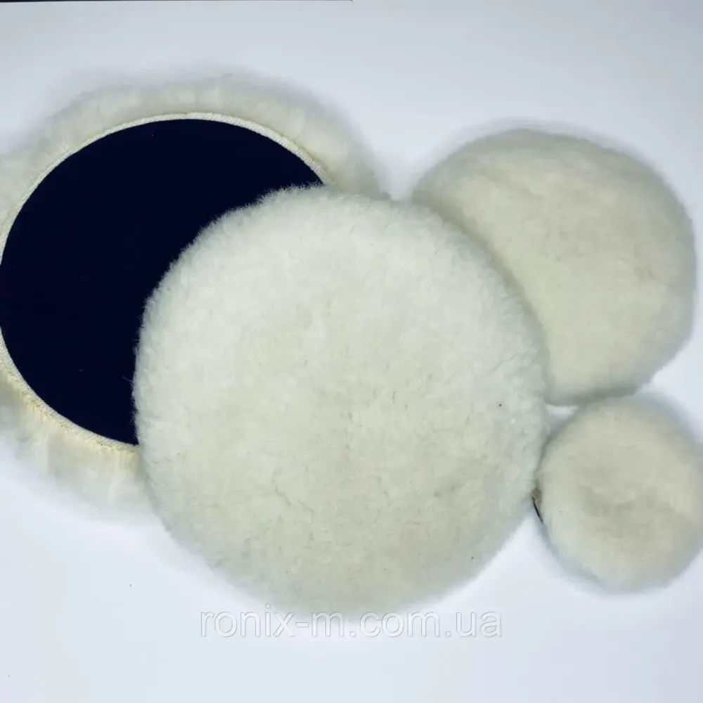 Круг полировальный ⦰100 (овчина на липучке) кач А Полтава - изображение 1