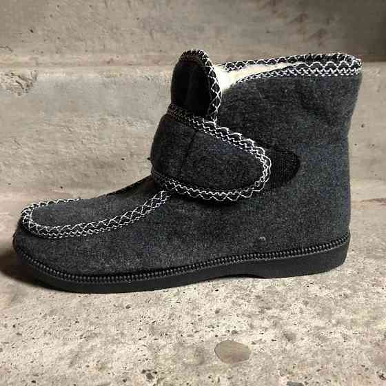 Женские валенки на подошве 38р, Женские бурки бабуши Галоши утепленные эва EF-98 Львов