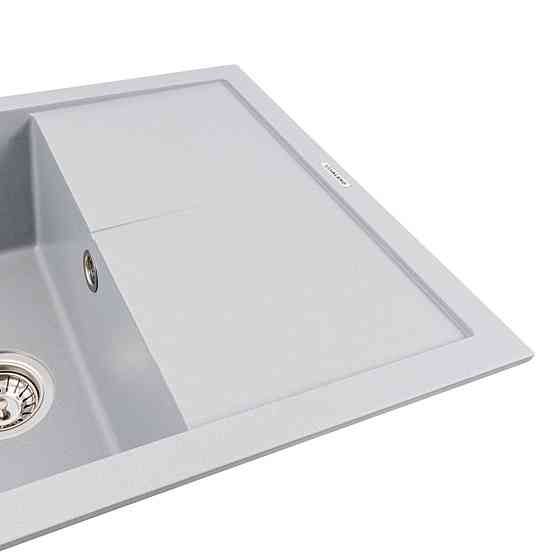 Гранітна мийка VALESO CALYPSO 7950 матова Сірий металік Коломия