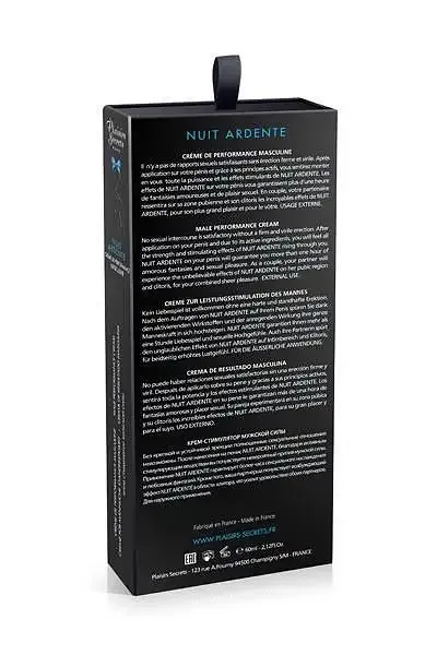 Збуджувальний крем для пеніса Plaisirs Secrets Nuit Ardente (60 мл), можна для клітора Львов - изображение 3