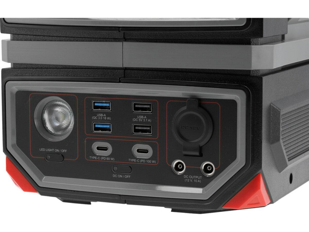 Зарядна станція YATO 504 ВтГод, вихід 600/1200Вт, порти: 230V AC, різні USB Одеса - фото 8