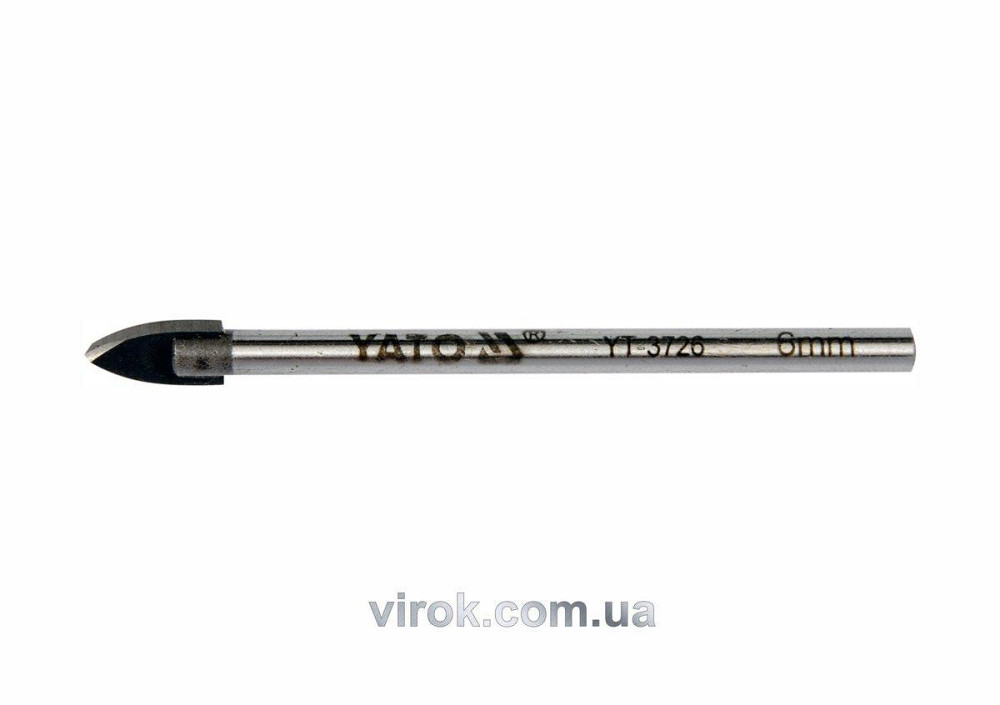Свердло по кераміці та склу YATO : Ø= 8 мм [100/400] Одеса - фото 1