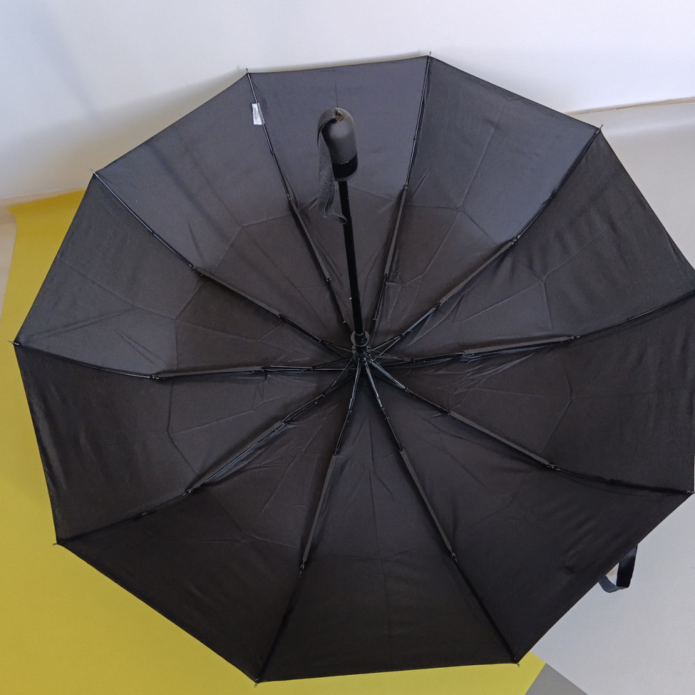 Парасолька чоловіча автомат чорний антивітер Київ - фото 5