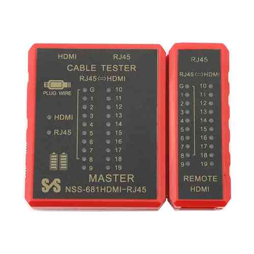 Тестер HDMI кабелей и витой пары RJ45, NSS-681HDMI-RJ45 Винница
