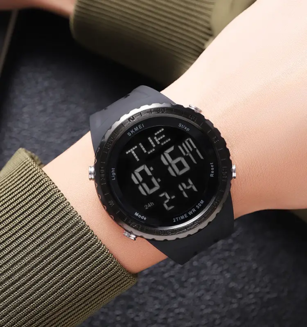 Годинник чоловічий наручний спортивний Skmei 2192 (Чорний з чорним) Вінниця - фото 7