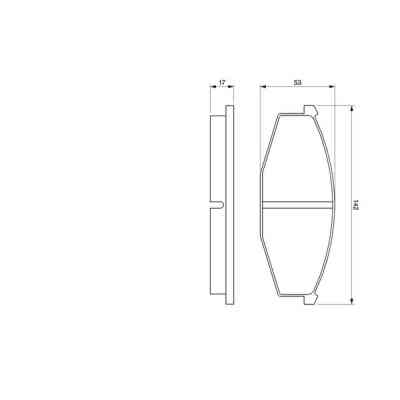 Тормозные колодки Bosch 0 986 468 630 Винница
