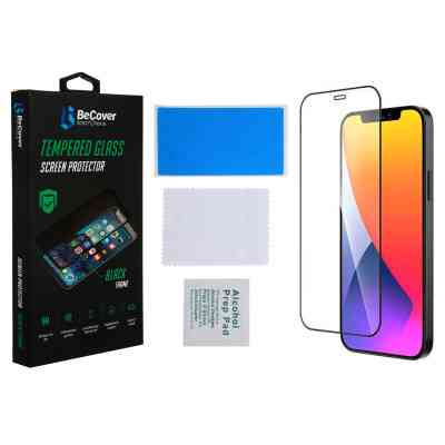 Скло захисне BeCover Apple iPhone 13 Pro Max Black (706664) Вінниця