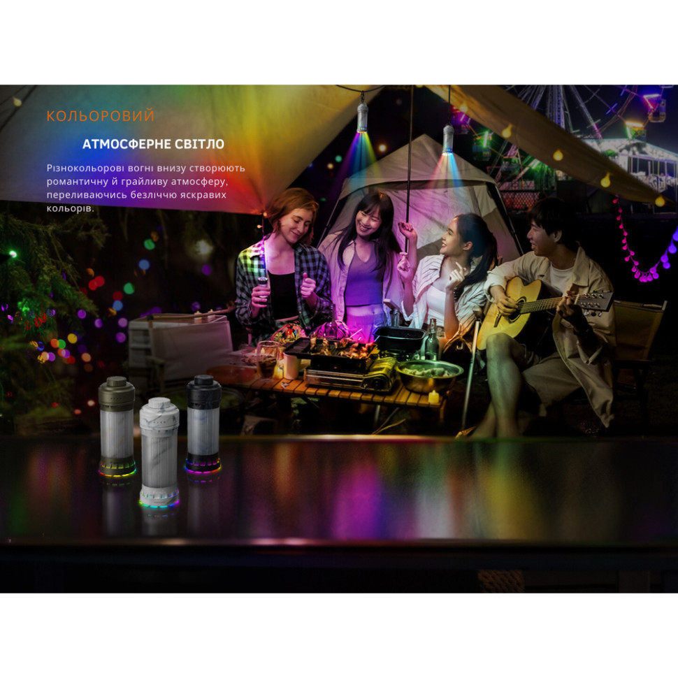 Ліхтар кемпінговий Fenix CL22R, чорний Рівне - фото 4