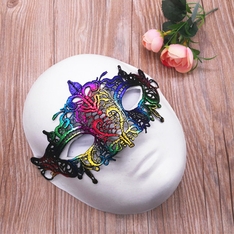 Бал маскарад маска на зав`язках one size різнобарвний Київ - фото 2