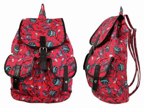 Рюкзак червоний Сови Київ - фото 1