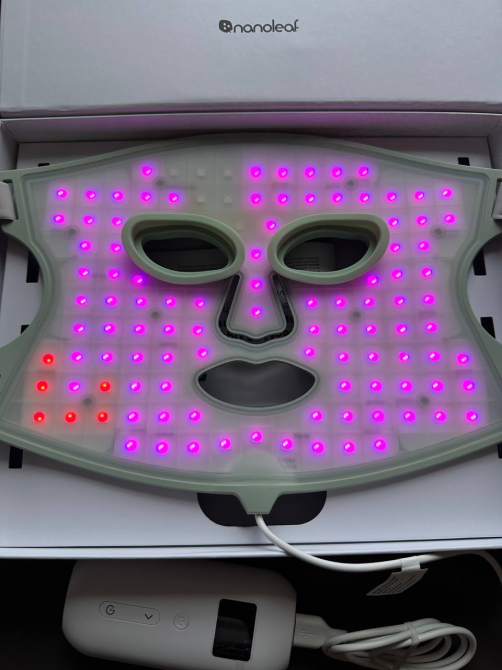 Уцінка LED-маска для обличчя Nanoleaf: світлодіодна терапія 7 режимів, схвалено FDA, акумуляторна — від акне та зморшок Київ - фото 10