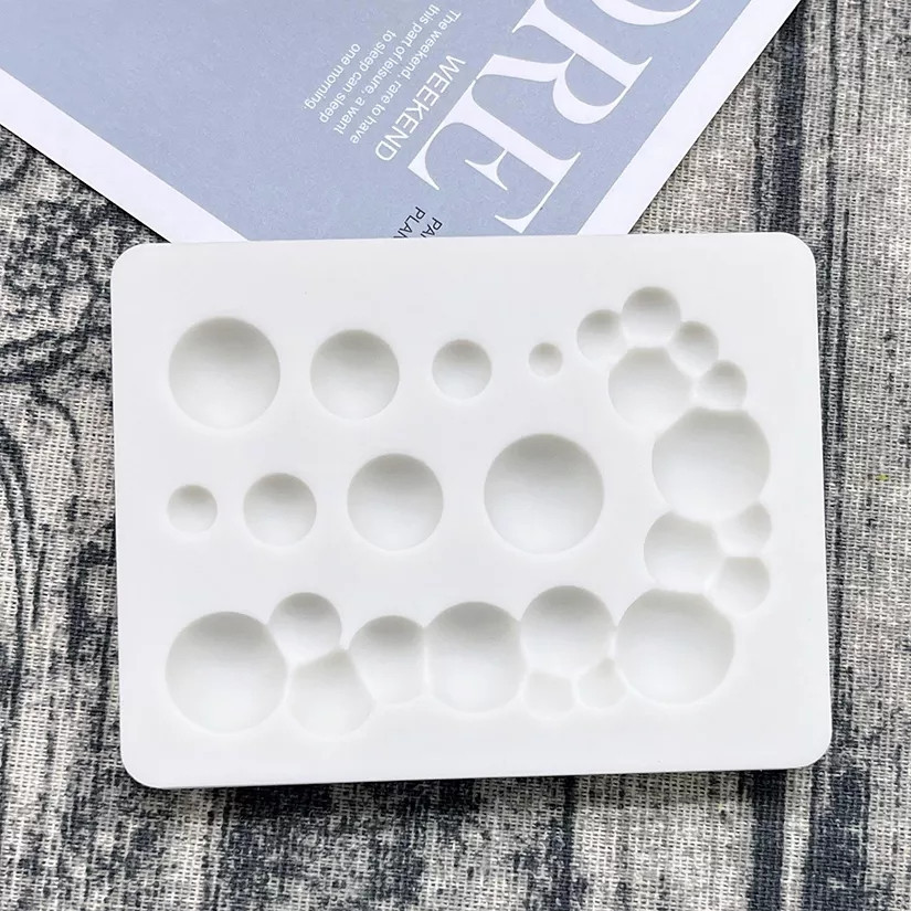 Молд силиконовый Шарики 2 штуки серый Киев - изображение 6