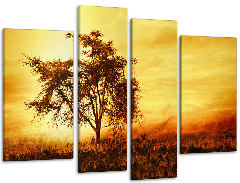Модульная картина Дерево Рассвет Art-91_4 105x150 см Киев - изображение 1