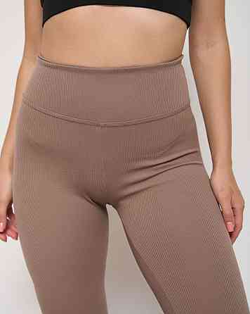 Лосини жіночі в рубчик Nicoletta 10076 Бежевий, L Київ