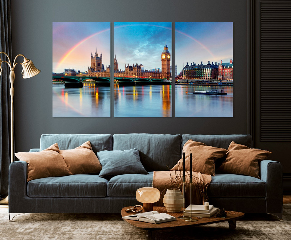 Модульная картина в гостиную / спальню   Біг-Бен     ART-213_3A 100х150 см Киев - изображение 3