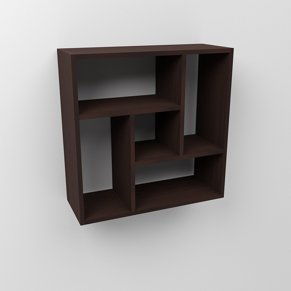 Полиця навісна П-3, Венге Магія, 610/230/610 Львів - фото 4