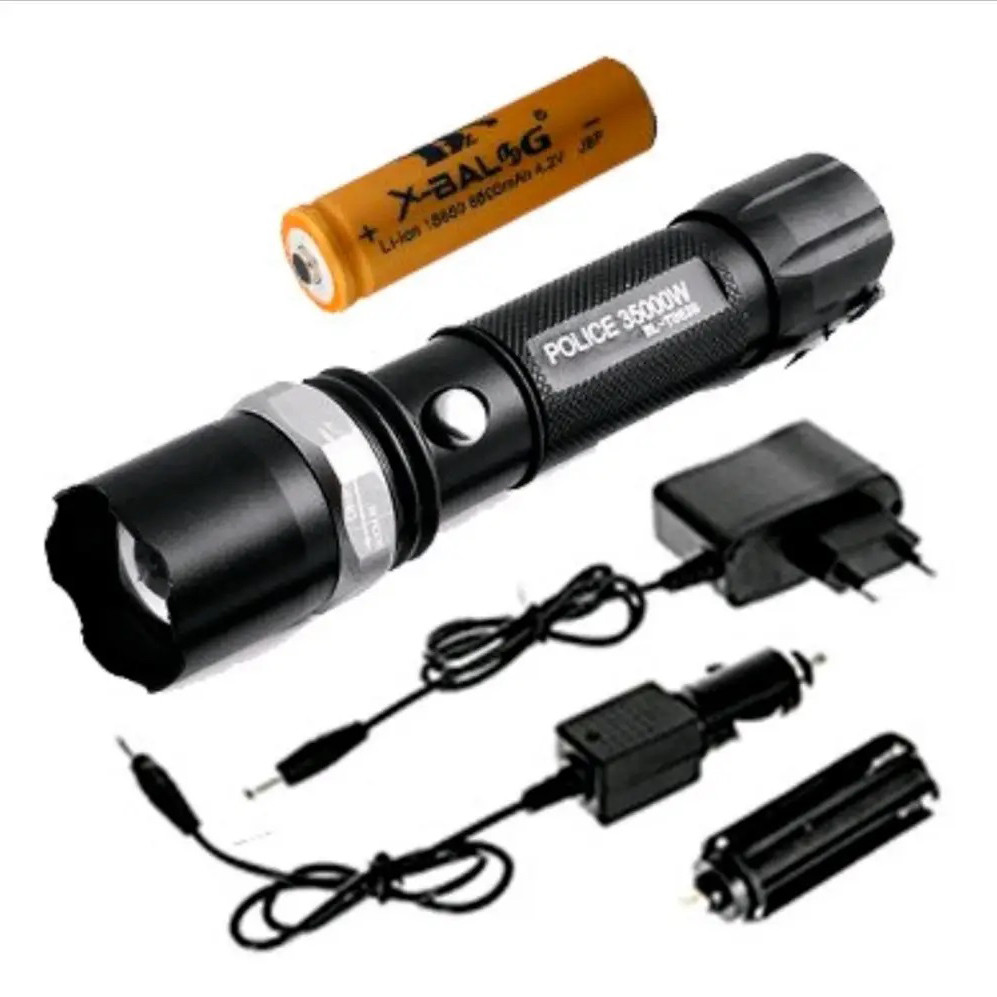 Мощный фонарь для дома топ-фонарик Bailong 8626, Мощный фонарь для рыбалки Светодиодный с зумом GC-93 Львов - изображение 16