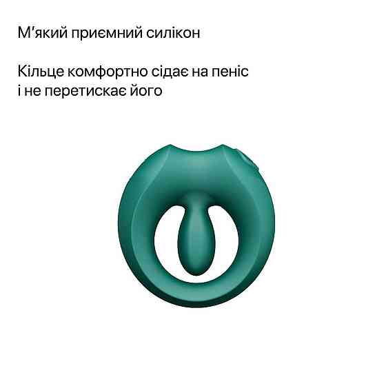 Эрекционное кольцо Zalo Apis Turquoise Green Sex Aura Киев