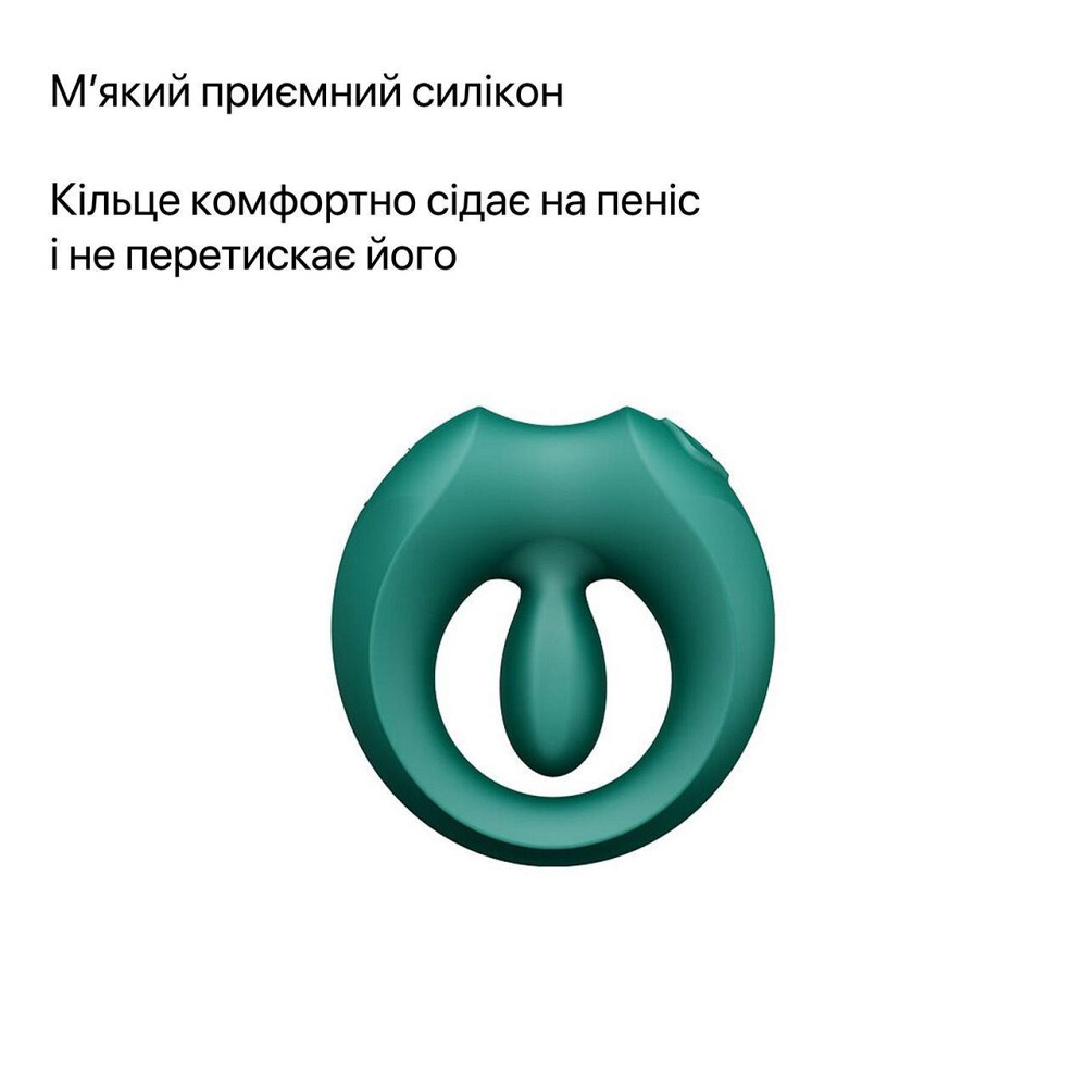 Эрекционное кольцо Zalo Apis Turquoise Green Sex Aura Киев - изображение 6