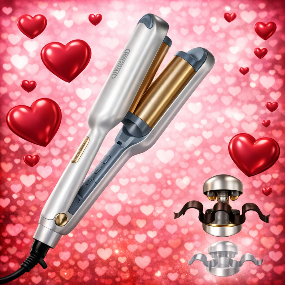 Плойка для волос TYMO Rovy wave curling Iron Инструмент для завивки волос для глубокого завивки, ионная плойка Beach Waves Киев - изображение 8